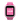 Smartwatch infantil XGO3 diseño Rosa Zebra, vista frontal con pantalla encendida.