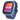 Reloj X6Play en azul con pantalla digital para niños, diseño divertido y seguro.